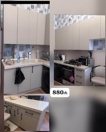 Кухонные гарнитуры: *880₼ MƏTBƏX mebeli :-TƏCİLİ SATILIR*‼️ ÖLÇÜ:-1.40 sol teref 1.90 sag — 1