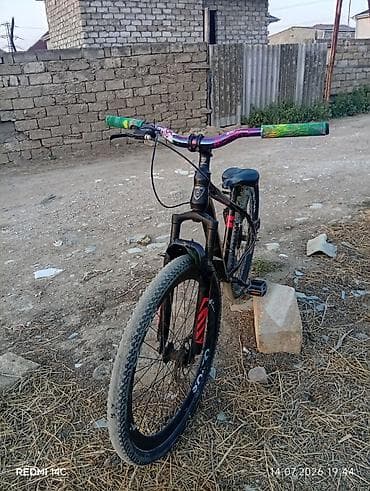 veosiped: Dağ/şəhər tipli velosiped Salam şəkildə gördüyü kimidi saz — 2