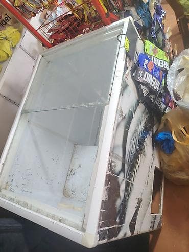 Şüşə qapılı üfüqi dondurucu vitrin - Tip: Mağaza və marketlər üçün