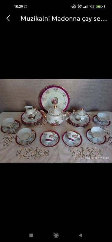 Çaydanlar və qəhvədanlar: Çay dəsti — 1