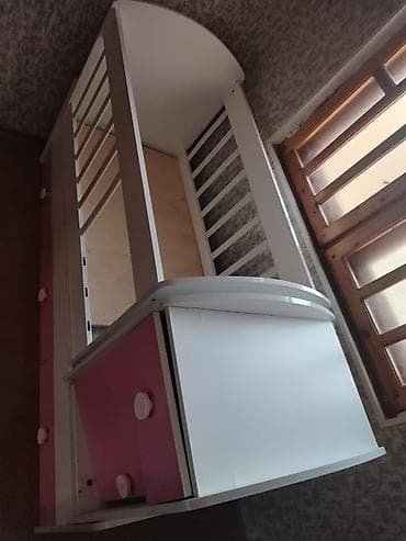 Oğlan və qız üçün, İşlənmiş, Dördbucaq, Beşik, Dəstsiz, Matrassız, Yellənmə mexanizmsiz — 3