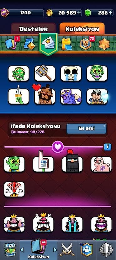 stacktrack oyuncaq dəsti: Clash Royale hesabı – yüksək trofey və maksimal səviyyəli kartlar - — 4