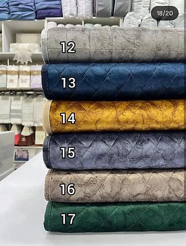 tekstil stul uzlukleri: Divan üçün Yeni rəng - Boz Yataq örtüyü, Ödənişli çatdırılma — 4