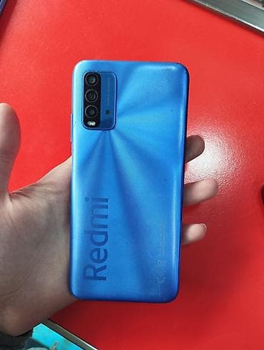 Бытовая техника: Redmi 9T, 128 ГБ, цвет - Синий, Face ID — 1