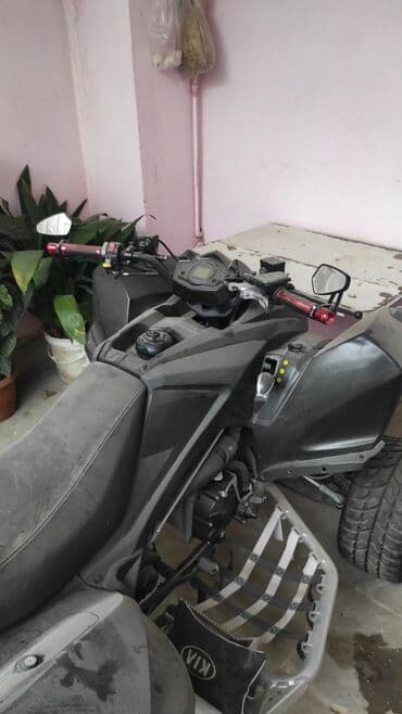 Sport tipli ATV kvadrosikl - Geniş alüminium ayaq qoruyucuları (nerf