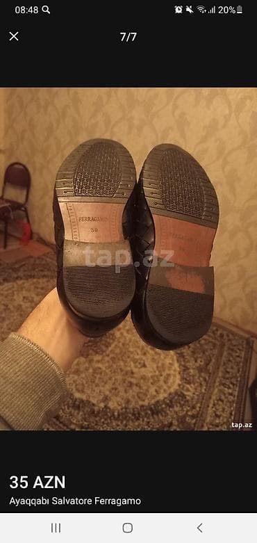 ayyaqqabı: Gencede satilir ici colu deri Salvatore Ferragamo üslubunda kişilər — 6