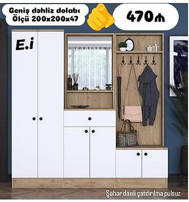 Yeni, 2 qapılı, Güzgülü, Ağ, Açılan, Düz dolab lalafo.az -da Yeni, 2 qapılı, Güzgülü, Ağ, Açılan, Düz dolab