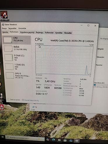 komputer desti: Motherboard H61 Foxkon Cpu i5 3570 Gpu RX 570 4GB GDDR5 Sapphire Ram 2 — 5