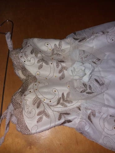 ağ don: Вечернее платье для девочки от 5до 7 д-ми лет было сделанно на заказ — 2