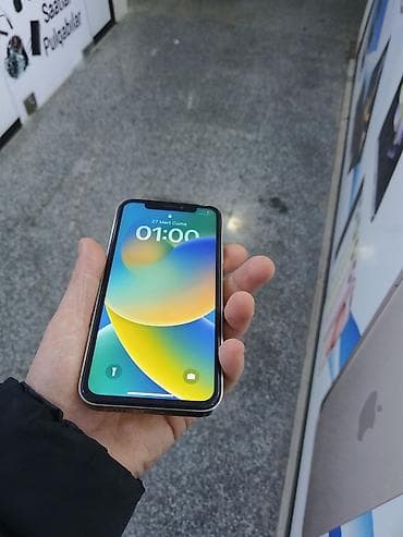 iphone x yığılma: IPhone X, 64 GB, Gümüşü, Face ID — 1