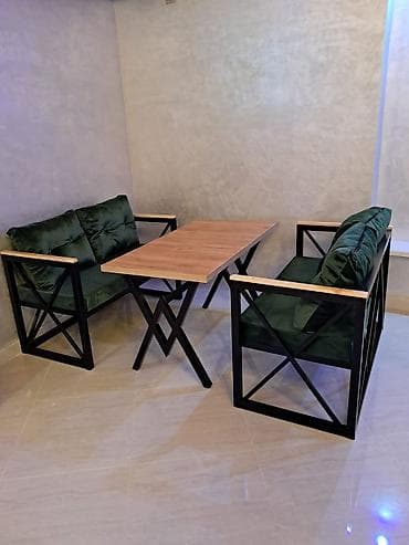 stollu çardaq çarpayı: Stullar ilə, Kvadrat masa, 2 nəfər — 7