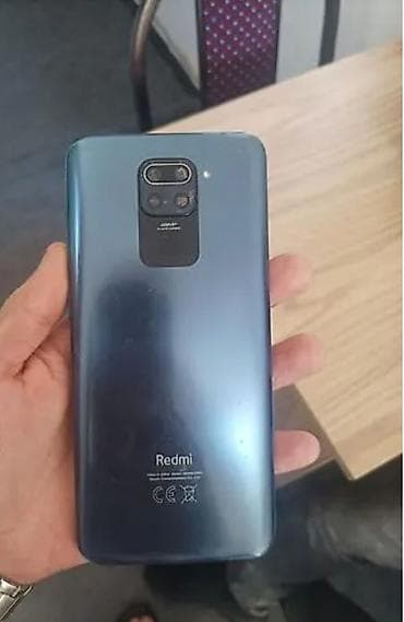 panel radiator: Redmi Note 9, 64 GB, rəng - Göy, Barmaq izi — 1