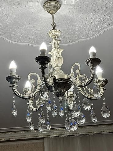 Çılçıraq, 8 lampa, Metal