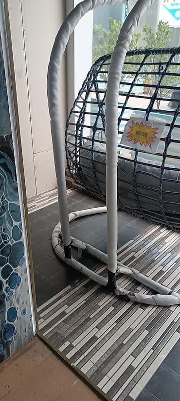 zontikler: Oturacaq-yelləncək, Zontiksiz, Metal — 4