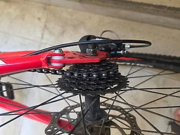 mini velosiped: BMX GTM tipli dağ velosipedi. Qara-qırmızı rəng kombinasiyasında — 8