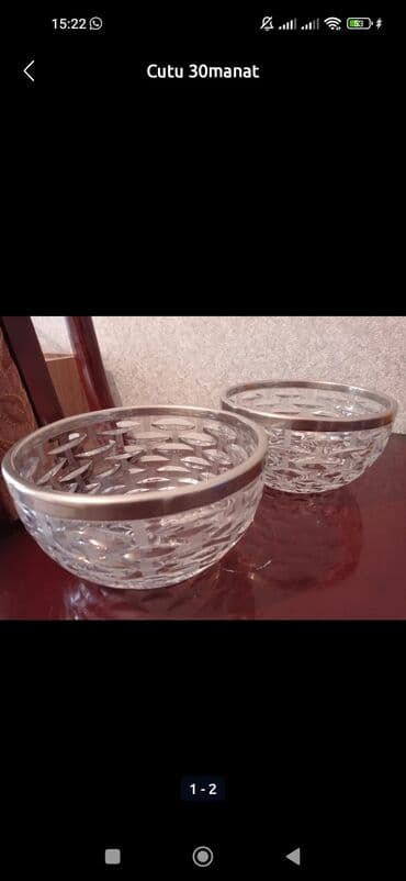 Qədimin xrustal qablari