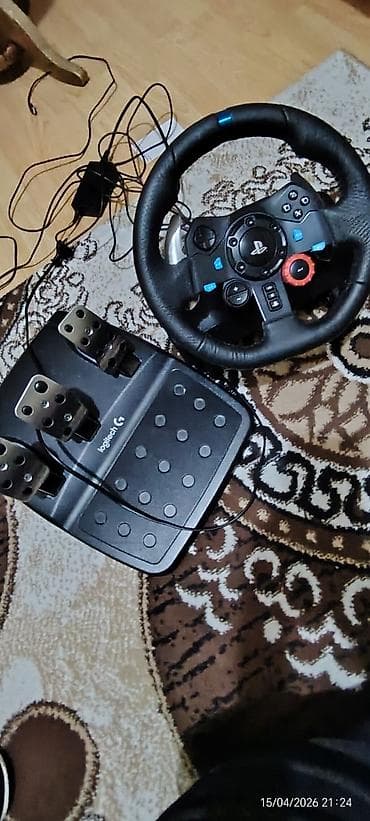ps sukan: Logitech G29 Driving Force sükan və pedallar dəsti - 900° dönmə — 2