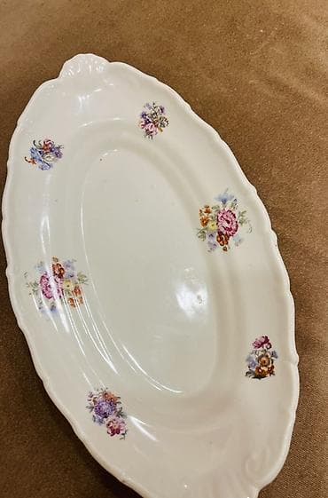 Nahar dəsti, rəng - Ağ, Farfor, SSRİ