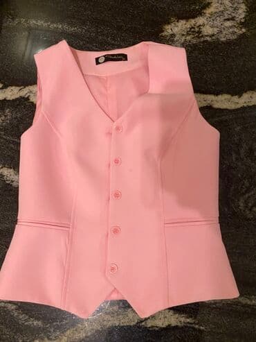 Jilet, S, rəng - Çəhrayı