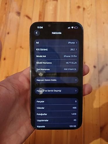 termal kamera: IPhone 13 Pro, 128 GB, Space Gray, Face ID — 5