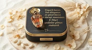 ZEST PARFUM – 8 Mart üçün xüsusi ətir hədiyyə qutuları - Dizayn: lüks