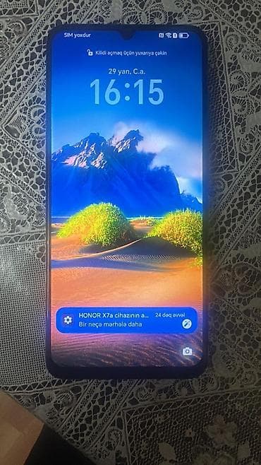 smartfon: Honor X7a, 128 GB, rəng - Qara, İki sim kartlı — 1