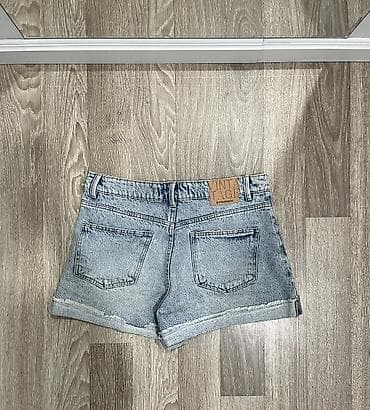 sort pişiklər: Şort, Stradivarius, M, rəng - Mavi — 2