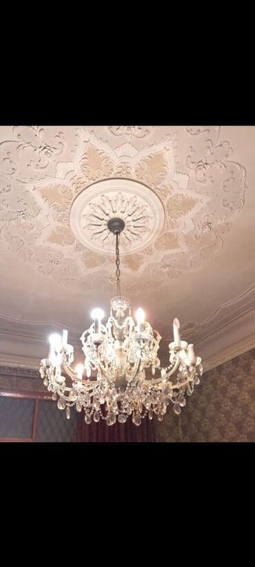 потолочные люстры в баку: Çılçıraq, 10 və daha çox lampa, Xrustal — 2