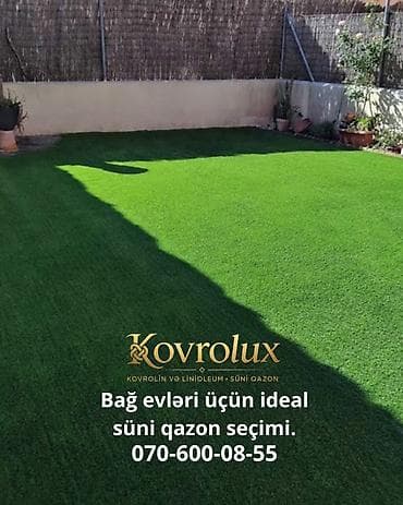 təbii qazon: 🌿 Süni Qazon Satışı 🌿 Müasir və baxımsız yaşıl məkanlar yaratmaq — 3
