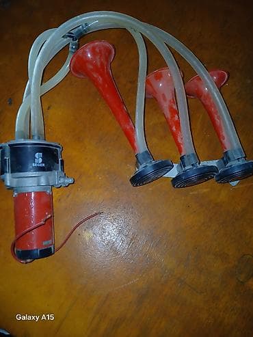 ikinci el redmi not 10 s: SEGER markalı pnevmatik siqnal dəsti - 4 ədəd qırmızı truba — 4