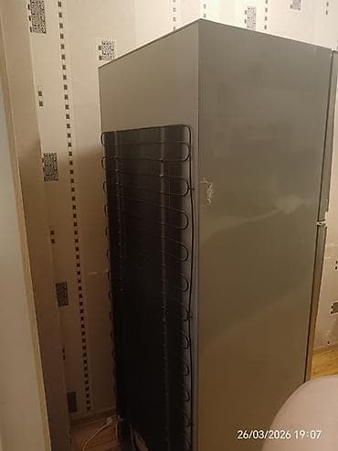 soyuducu et ucun: 2 qapılı Hauser Soyuducu Satılır, rəng - Gümüşü, Dispenserli — 4