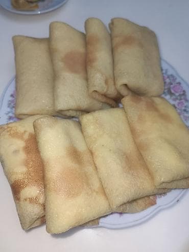 Digər: Ev üsulu nazik krep (blinçik) bağlamaları.Etle, toyuqla — 2