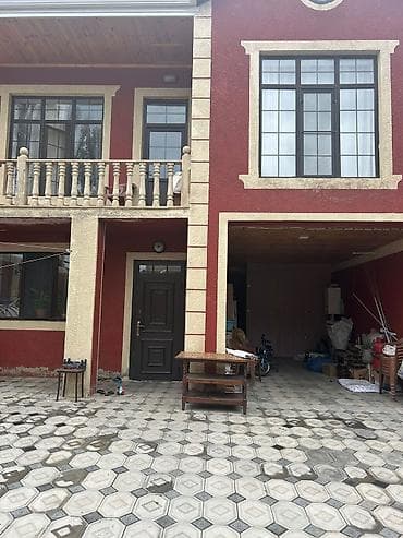 oğuz ev: Satılır: iki mərtəbəli həyət evi 1ci mertebisi 1 metbex 1 qonaq otagi — 3