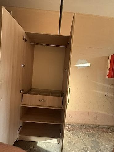 skaf suseli: İşlənmiş, 2 qapılı, Siyirməli, Bej, Taxta, Açılan, Düz dolab — 4