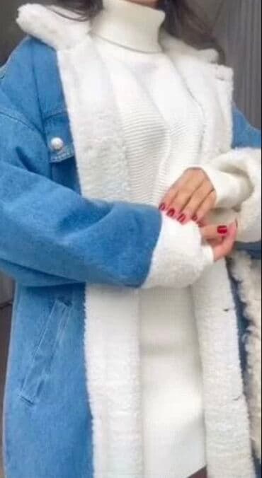 hamilələr üçün: Əla vəziyyətdə cins palto satılır, tədbir üçün alınıb, bir dəfə — 3