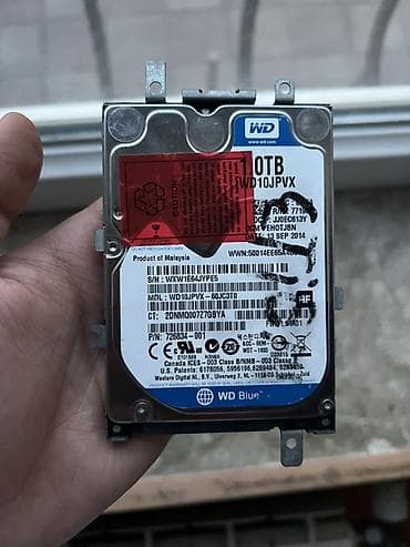 Daxili Sərt disk (HDD) Western Digital (WD), 1 TB, 5400 RPM, 2.5"