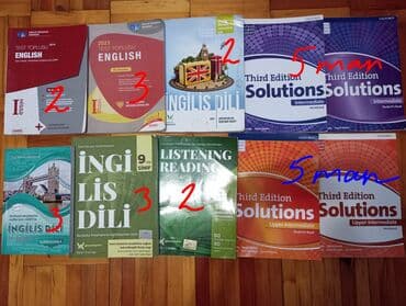 İngilis dili üzrə dərslik və test topluları dəsti Tərkib: - Dövlət