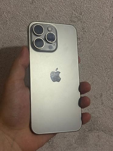 apple notebook: IPhone 15 Pro Max, 256 GB, Gümüşü, Simsiz şarj — 2