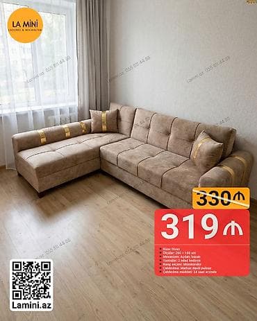 Künc divan, Açılan, Bazalı, Şəhərdaxili pulsuz çatdırılma — 1