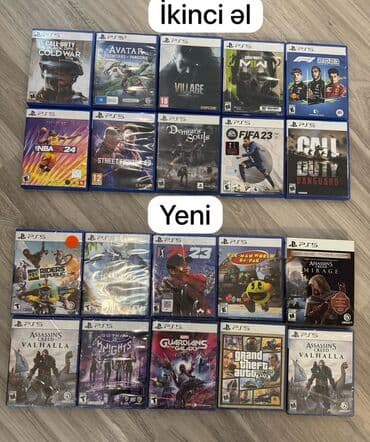 dell laptop ikinci el: PlayStation 5 (PS5) oyun diskləri kolleksiyası. Yeni və işlənmiş — 1