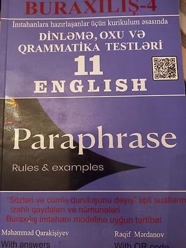Velosipedlər: Məhsul: Test topluları dəsti Tərkib: - “English 2025 Test Toplusu” – — 10