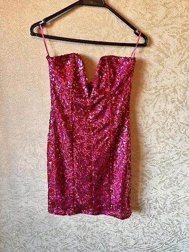 KOTON Payetli qısa don – çəhrayı/metallik tonlarda - Model: qısa