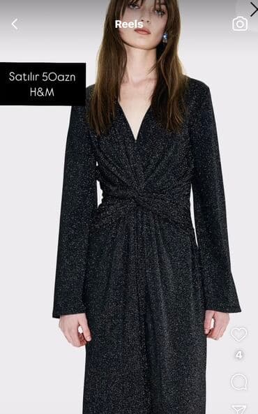 детская слип пижама: Комбинезон, H&M, M, цвет - Черный — 2