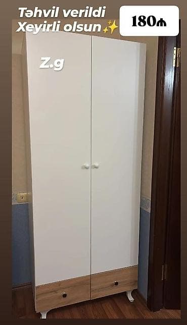 *Təhvil verilən sifariş* *Dolab 2 qapılı 180Azn* ▫️Ölçü:200×90×47 lalafo.az -da *Təhvil verilən sifariş* *Dolab 2 qapılı 180Azn* ▫️Ölçü:200×90×47