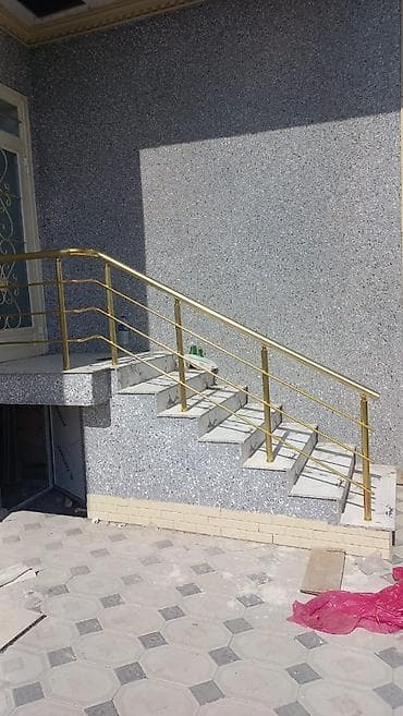 Qızılı rəngdə metal məhəccər – pilləkən üçün - Material: paslanmayan lalafo.az -da Qızılı rəngdə metal məhəccər – pilləkən üçün - Material: paslanmayan