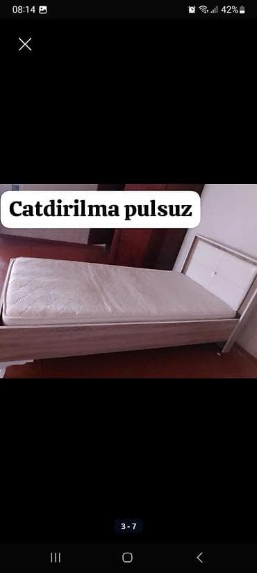 malazya mebel: Tek neferlik carpayi catdirilma daxil 120 azn &Sara — 1