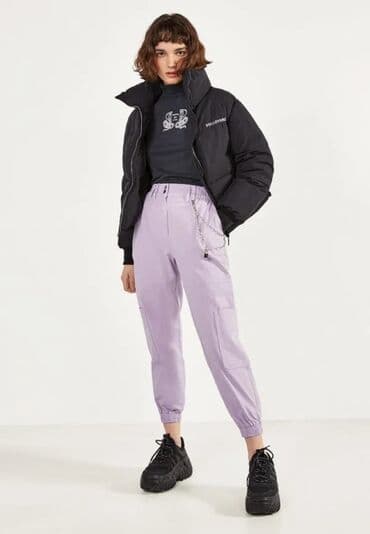 boş şalvar: Брюки бершка XS/S покупала за 70 манат, носила пару раз, брюки в — 4