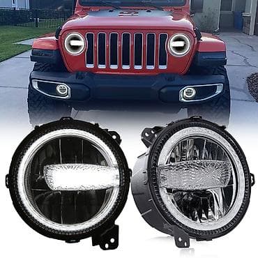 jeep patriot: Məhsul: Dairəvi LED faralar (off‑road/SUV/Jeep üçün) - Ölçü: 7 düym — 4