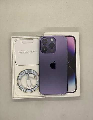 IPhone 14 Pro, 256 GB, Deep Purple, Zəmanət, Kredit, Simsiz şarj lalafo.az -da IPhone 14 Pro, 256 GB, Deep Purple, Zəmanət, Kredit, Simsiz şarj