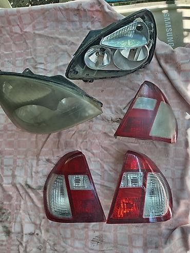 mitsubishi l200 stop: Komplekt, Yaxın və uzaq vuran işıqlar Renault, 2007 il, Orijinal, Fransa, İşlənmiş — 3